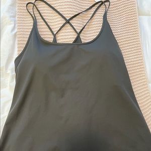 workout tank with built in bra